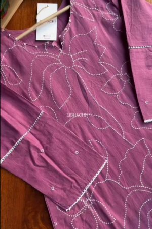 Cotton Suit Set - Pink