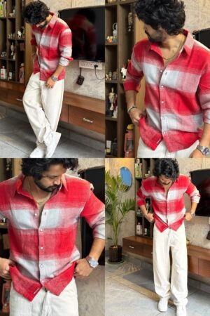 Men’s "Citrine Acid" Oversized Denim Shacket – Distressed Lime Sulfur Wash