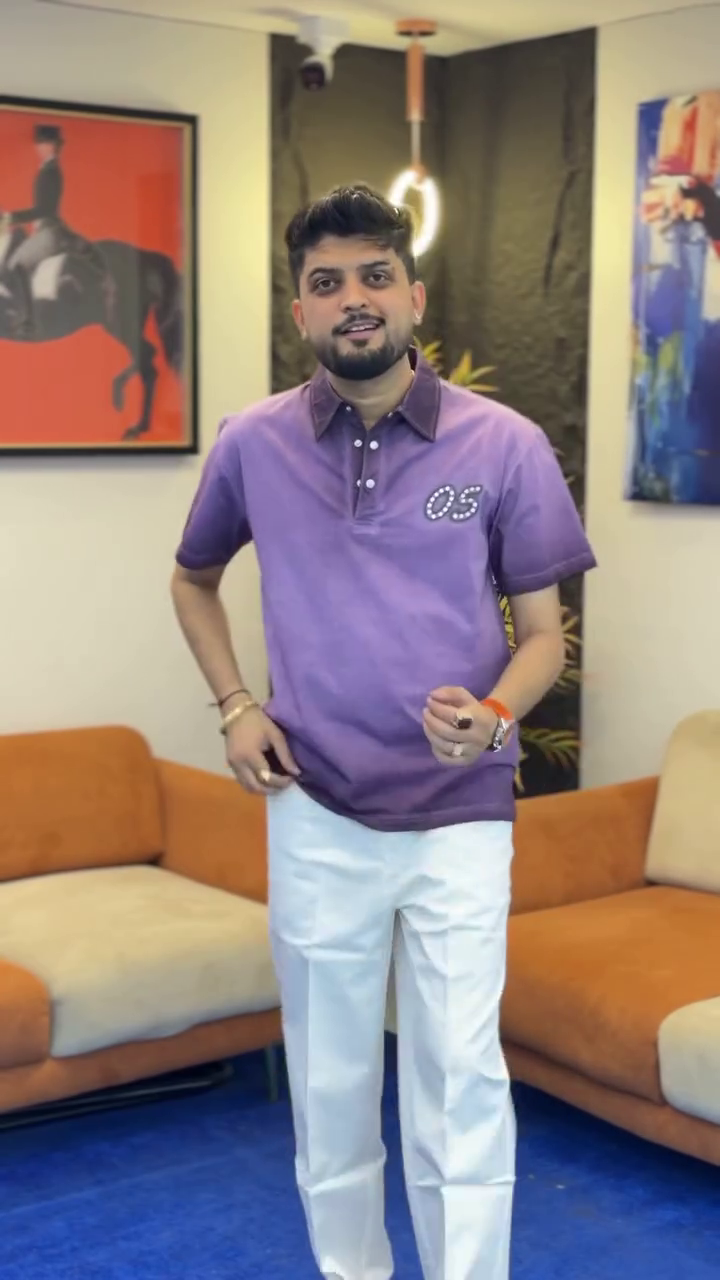 Men Polo Collar Slim Fit T-shirt - Image 3