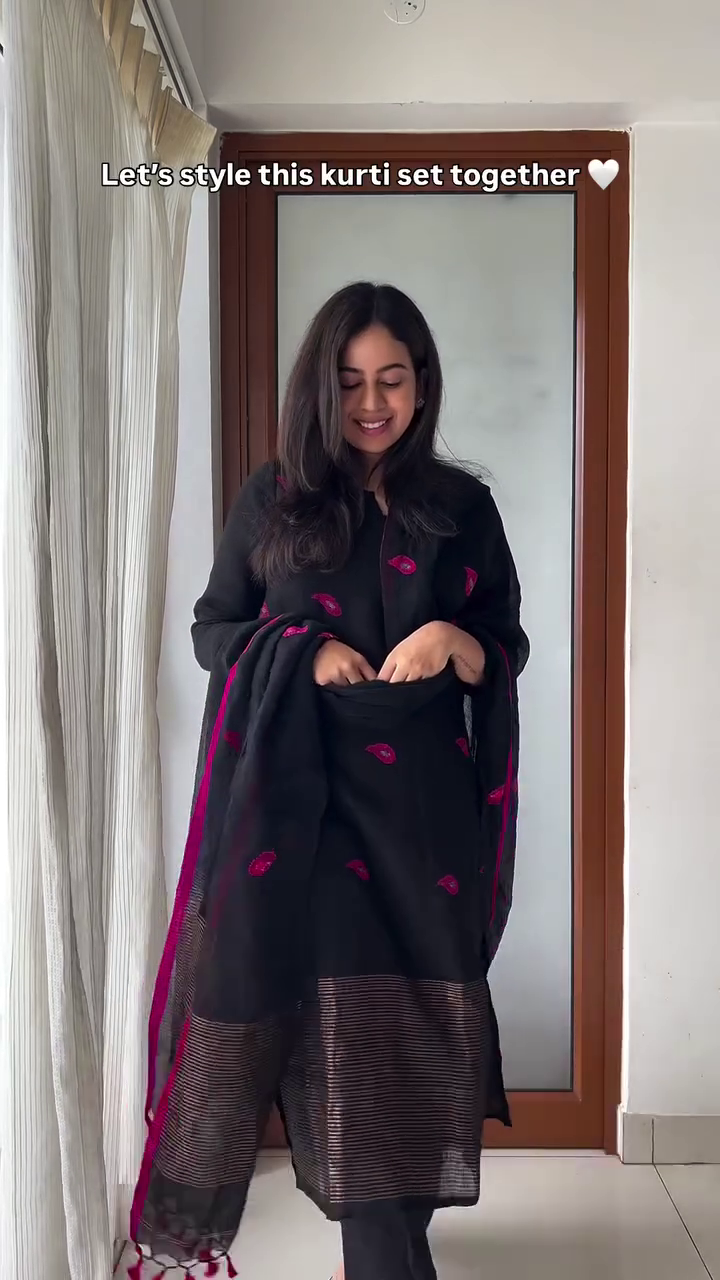 Premium Black Kurta Set