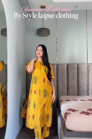 Cotton Kurti Pant Set