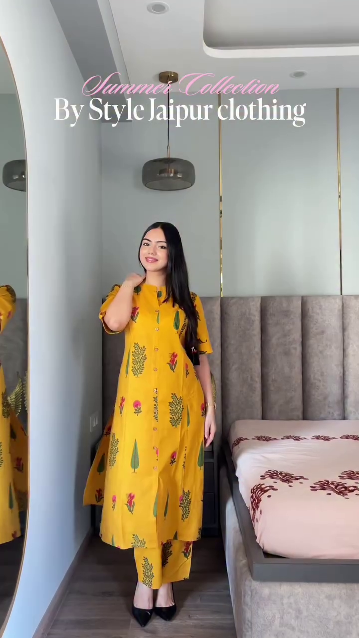 Cotton Kurti Pant Set