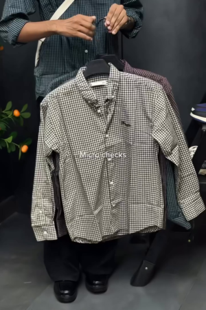 Men's Micro Check Casual Shirt