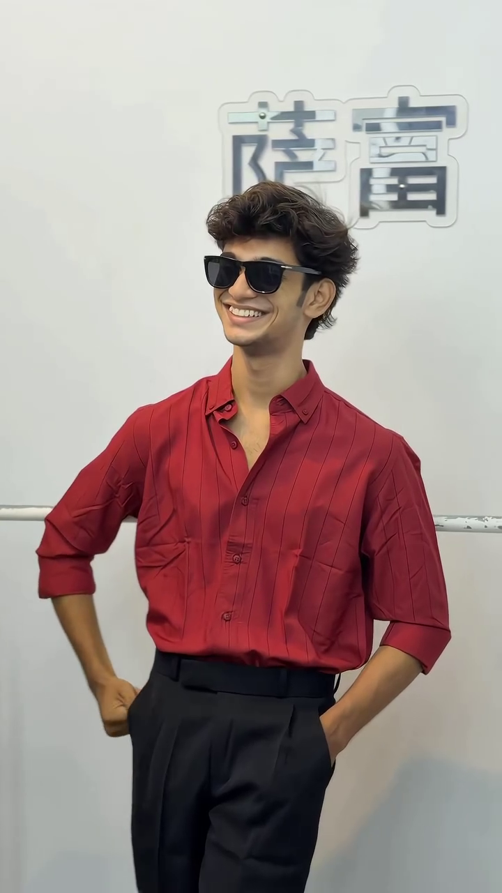 Men's Pinstripe Casual Shirt