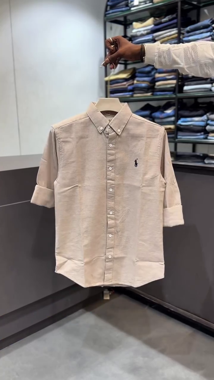 Men's Solid Button Down Casual Shirt - Image 6