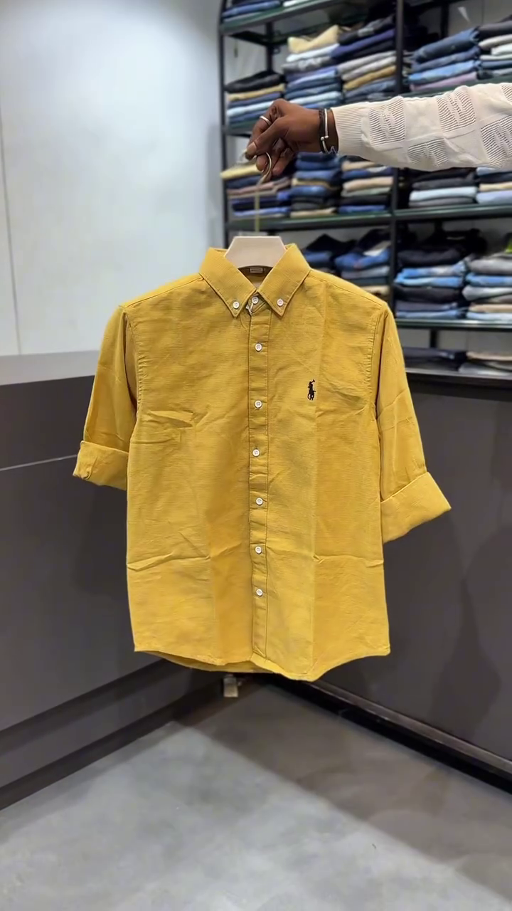 Men's Solid Button Down Casual Shirt - Image 5