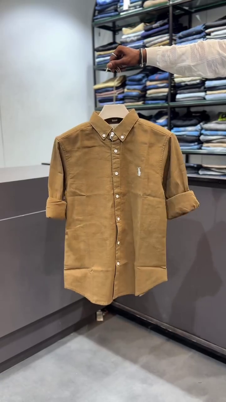 Men's Solid Button Down Casual Shirt - Image 4