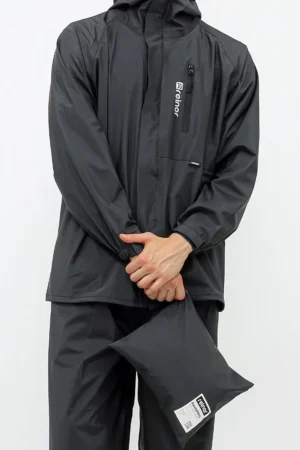 Black Waterproof Rain Suit