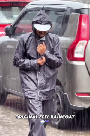 Grey Waterproof Rain Suit