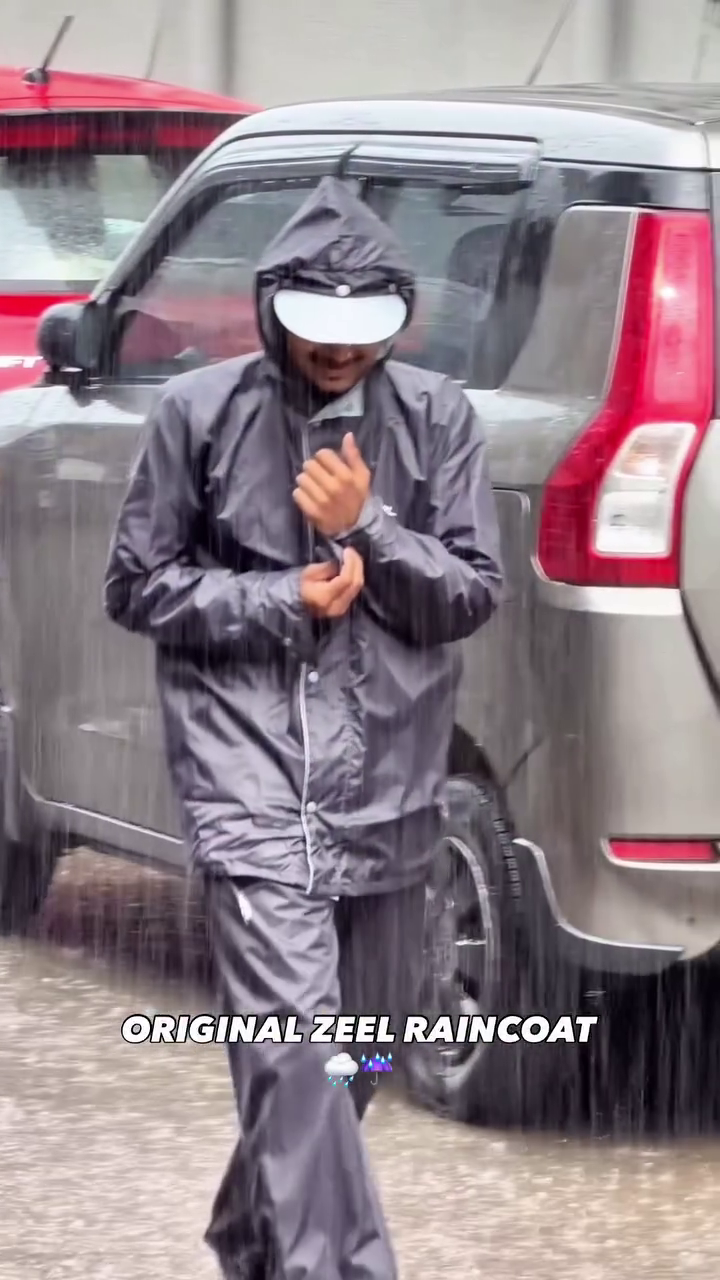 Grey Waterproof Rain Suit