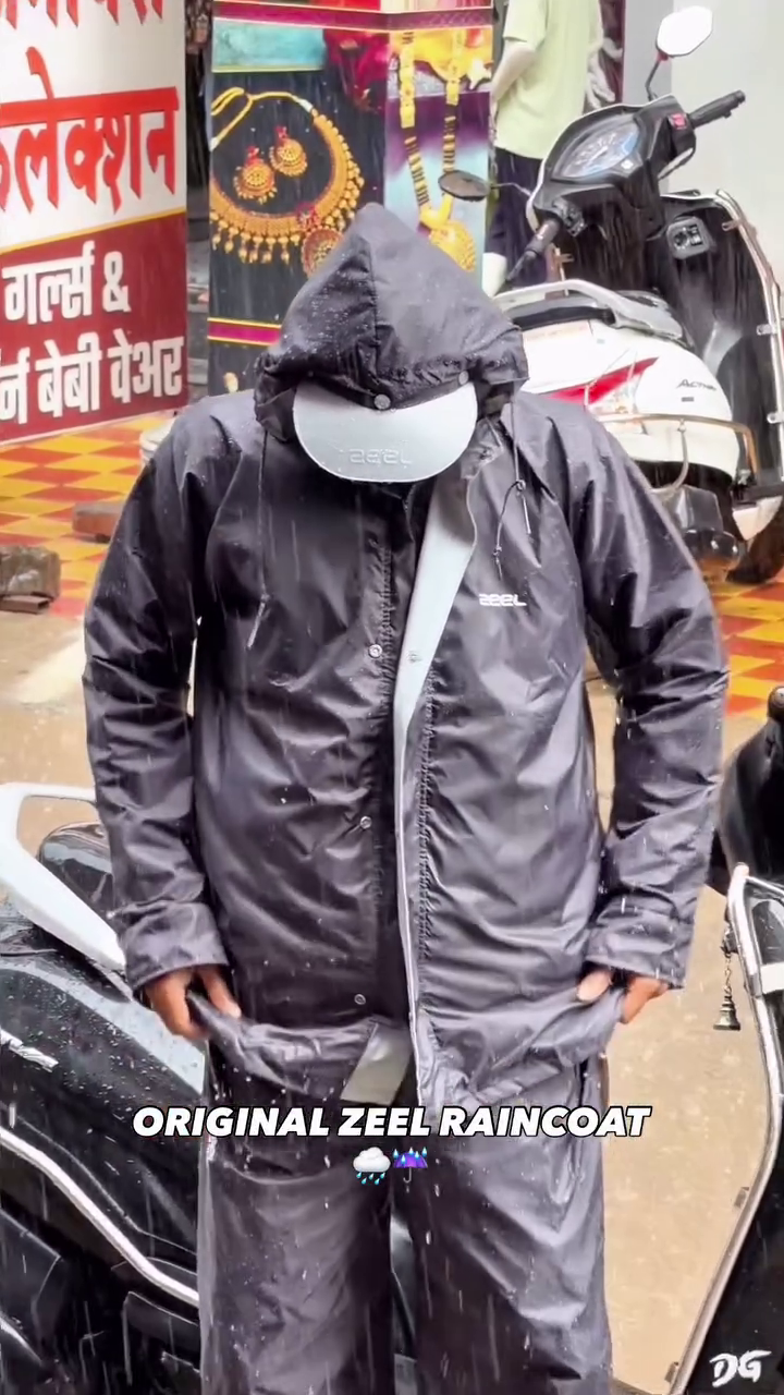 Grey Waterproof Rain Suit - Image 3