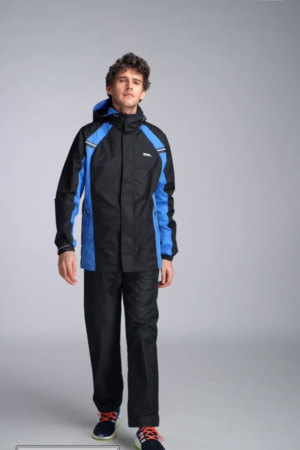 Black & Blue Waterproof Rain Suit