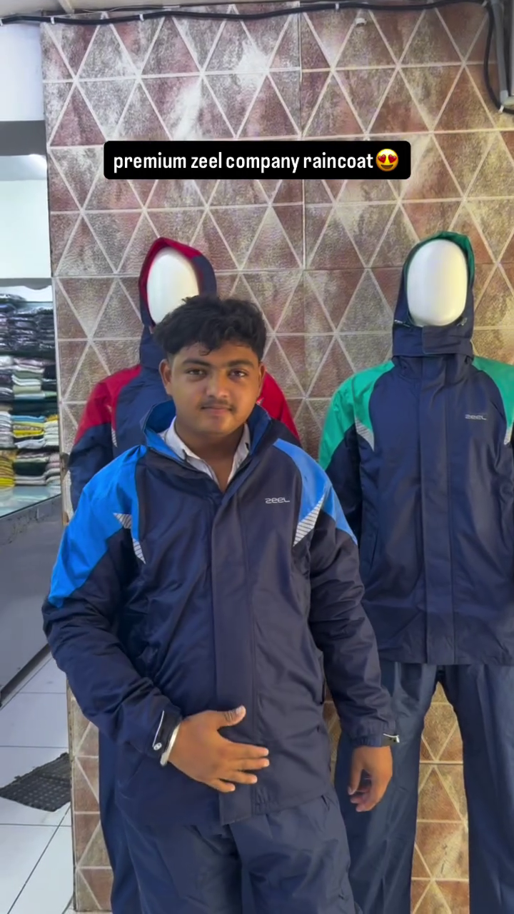 Navy Blue Waterproof Rain Suit - Image 2