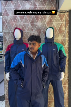 Navy Blue Waterproof Rain Suit