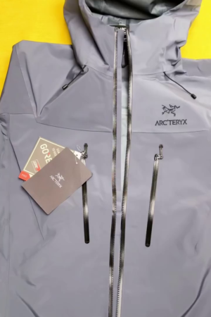 Slate Grey Waterproof Hooded Rain Jacket