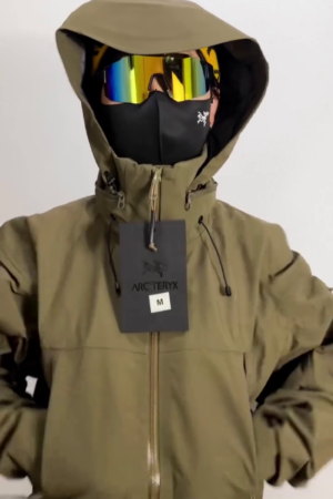 Olive Waterproof Alpine Jacket