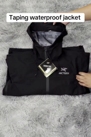 Black Waterproof Taped Seam Jacket