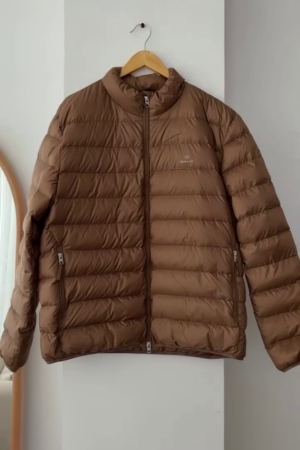 Camel Ultra-Light Down Jacket