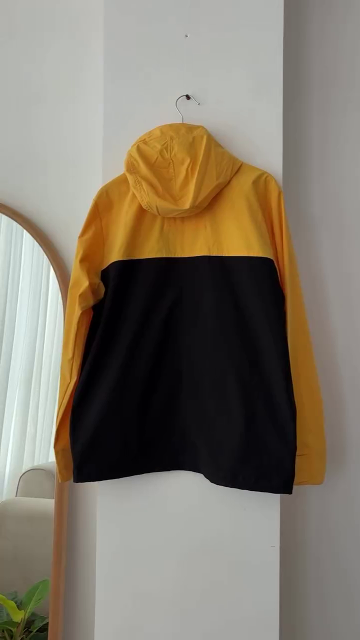 Yellow Waterproof Outdoor Shell Jacket - Image 3