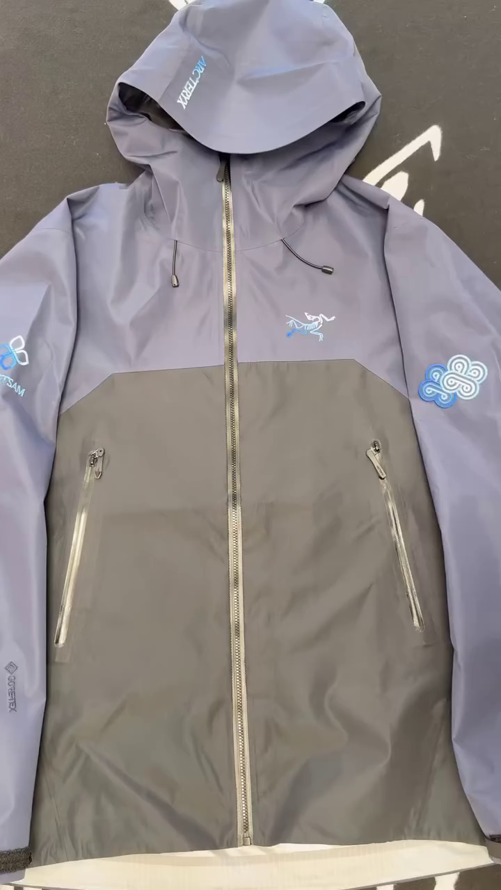 Slate Grey Waterproof Mountain Shell Jacket