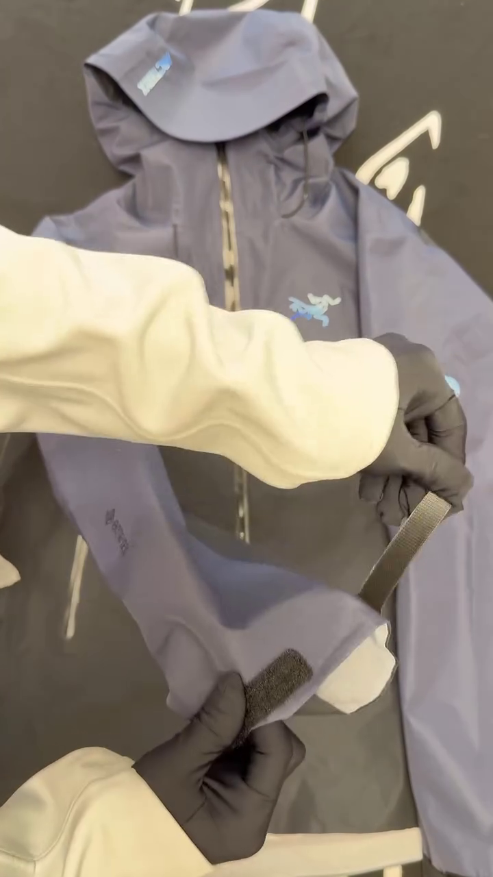 Slate Grey Waterproof Mountain Shell Jacket - Image 3