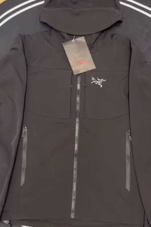 Dark Brown Waterproof Performance Shell Jacket