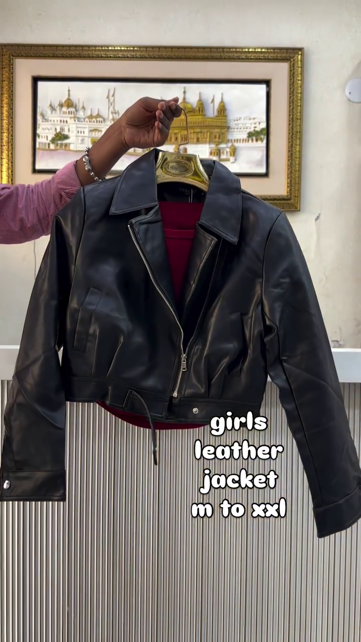Brown Leather Jacket - Image 3