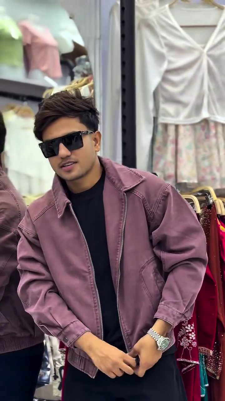 Mauve Casual Jacket